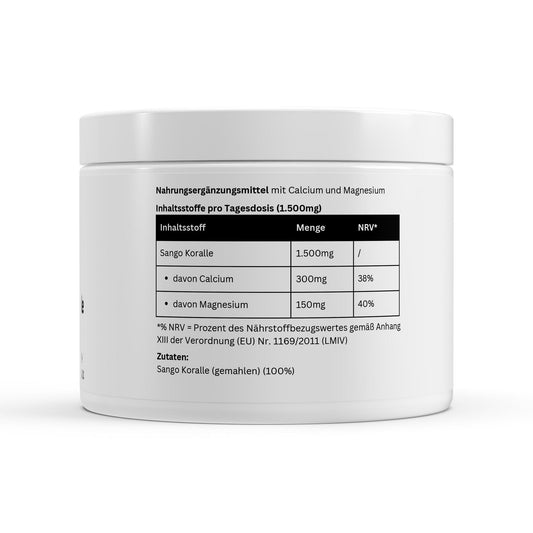 Sango Meeres Koralle Pulver - 250g