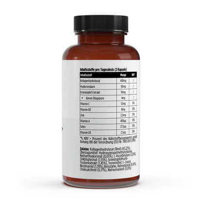 Premium Kollagenhydrolysat PLUS (3000-5000 DA ) - 180 Kapseln