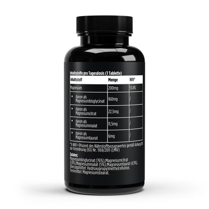 Magnesium 4fach Komplex - 60 vegane Tabletten