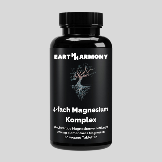 Magnesium 4fach Komplex - 60 vegane Tabletten