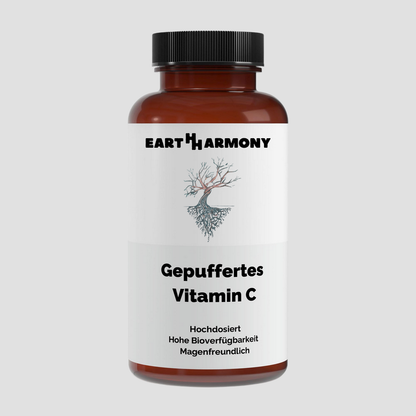 Gepuffertes Vitamin C 500mg + Magnesium - 240 Kapseln