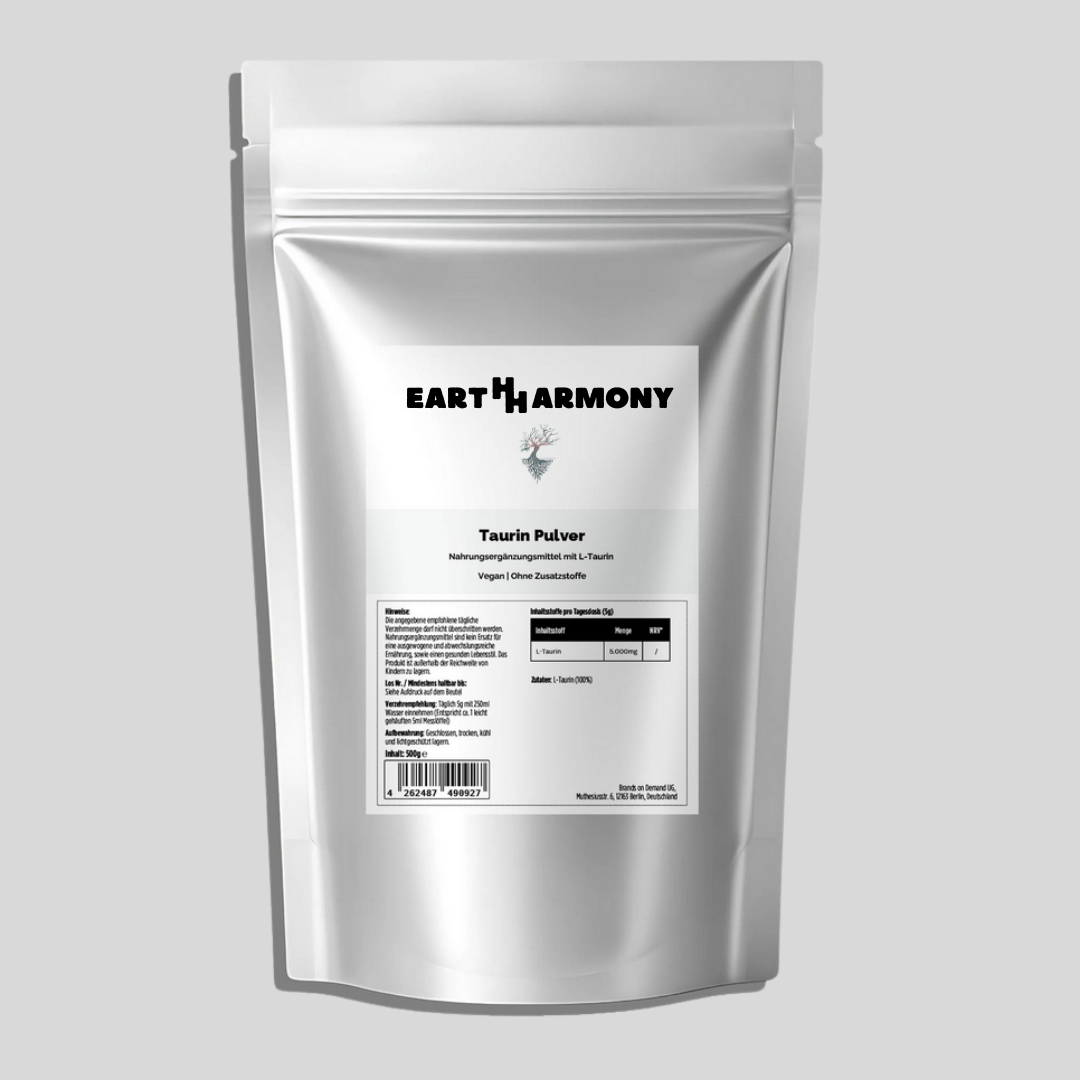 Taurin Pulver - 500g Doypack