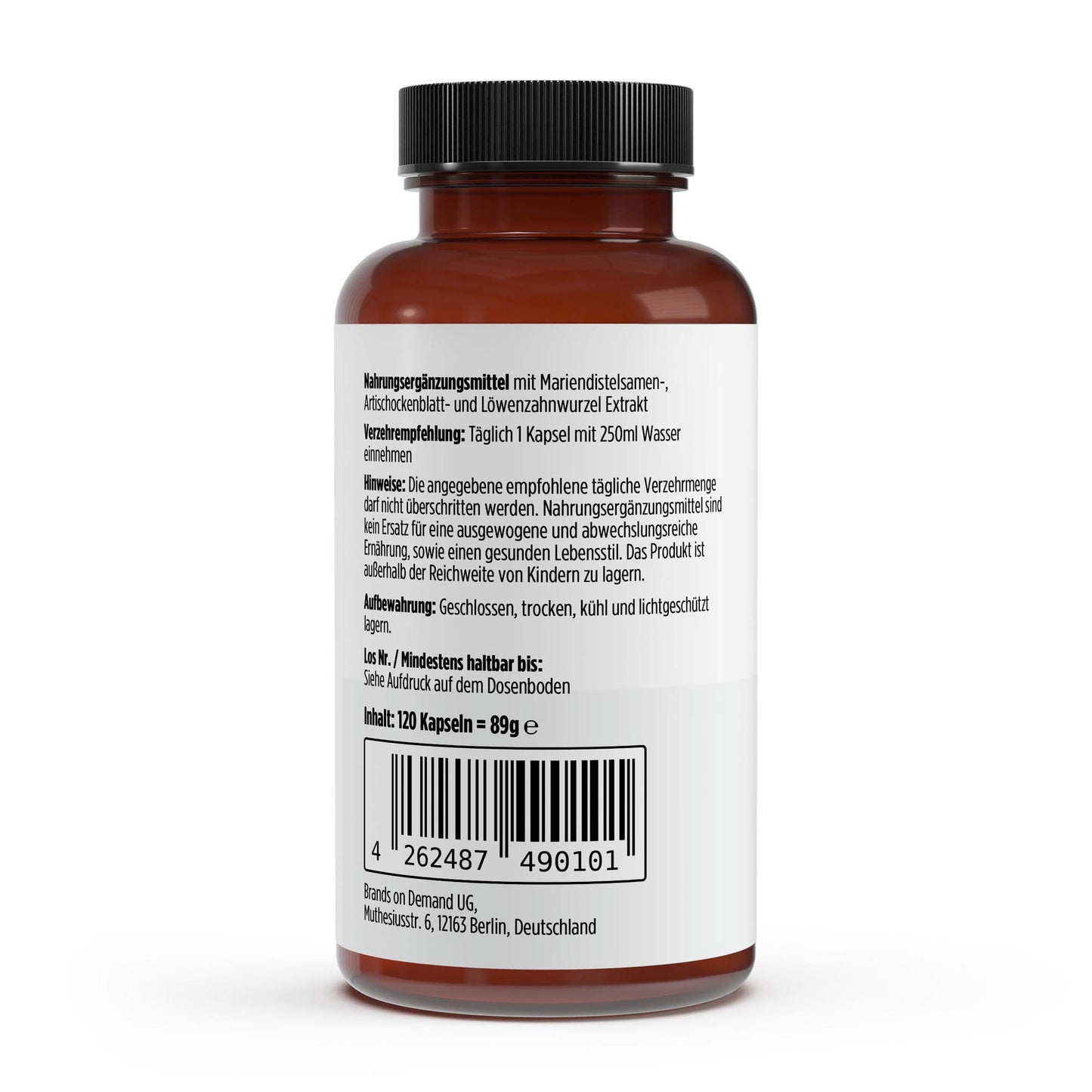 Mariendistel Artischocke Löwenzahn Komplex - 120 Kapseln