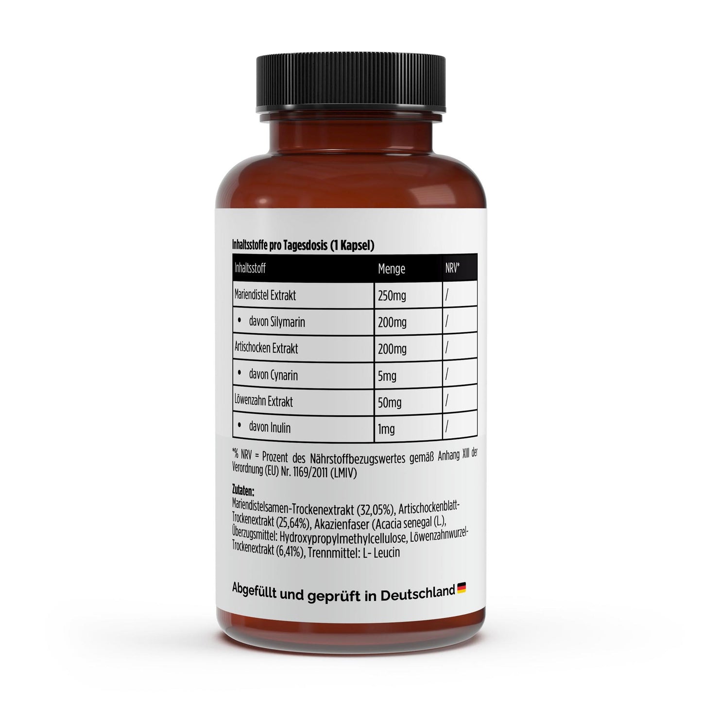 Mariendistel Artischocke Löwenzahn Komplex - 120 Kapseln